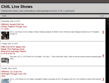 Tablet Screenshot of chiilliveshows.com